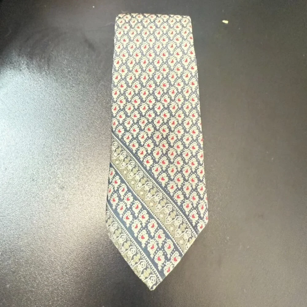 Vintage Yves Saint‎ Laurent Tie Mens All Silk 3